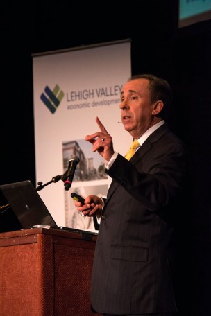 Jay Garner, founder and principal of Garner Economics, shared 'Blueprint for Success' insights at the 2014 LVEDC Annual Meeting.