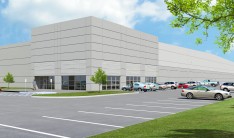 A rendering of one of the buildings at the West Hills Business Center.
