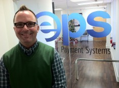 Jim Henkel, senior director of operations at EPS Financial, at the company's Easton office.