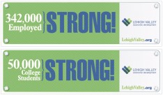 Two examples of LVEDC's new billboards.