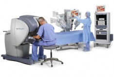 An image of Easton Hospital's robotic surgery equipment.