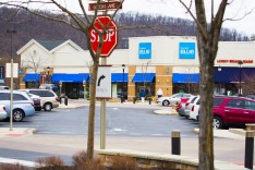The exterior of the Capital Blue health and wellness store.