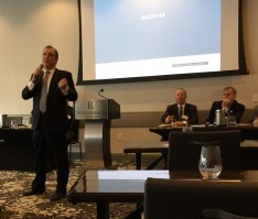 LVEDC President and CEO Don Cunningham speaking at the Norris McLaughlin & Marcus Economic Development Symposium.