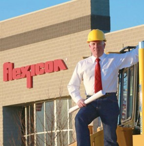 David Gill, president of Flexicon Corp.