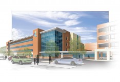 A rendering of the Lehigh Valley Hospital-Muhlenberg Specialty Care Pavilion.