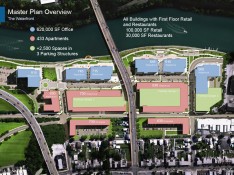 An overview of the Allentown Waterfront master plan. Click the image to enlarge.