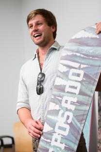Nick Gilson, founder and CEO of Gilson Boards, which won the Ben Franklin Venture Idol.