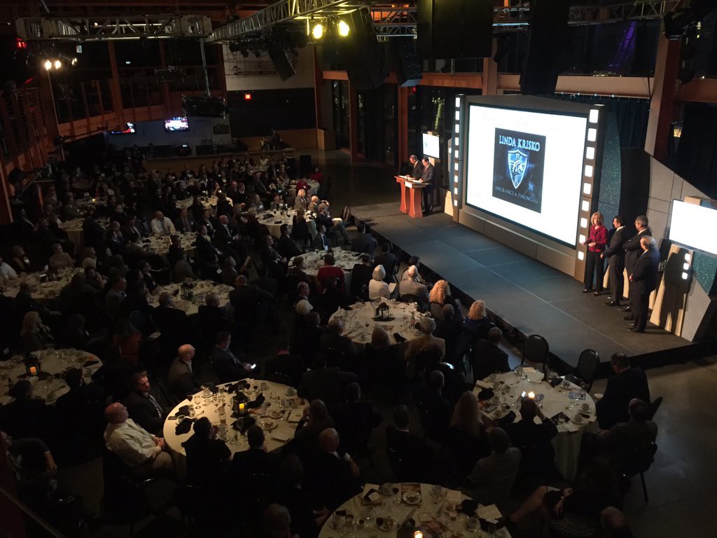 More than 400 people attended the 2015 Lehigh Valley Business of the Year Awards event at the ArtsQuest Center at SteelStacks.
