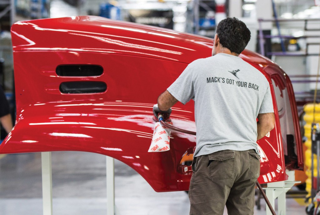 Mack Trucks announced in December that it was adding another 400 workers to its Lower Macungie Township plant.