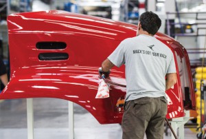 Mack Trucks announced in December that it was adding another 400 workers to its Lower Macungie Township plant.