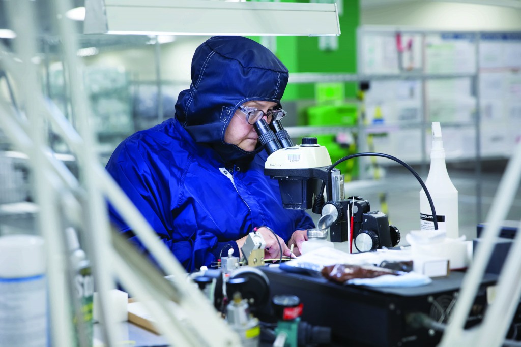 An employee at B Braun Medical, one of four companies that will participate in a panel discussion at the "Manufacturing Momentum in Bethlehem" event.