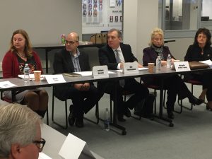 LVEDC President & CEO Don Cunningham (center) was among the panelists in the roundtable discussion.