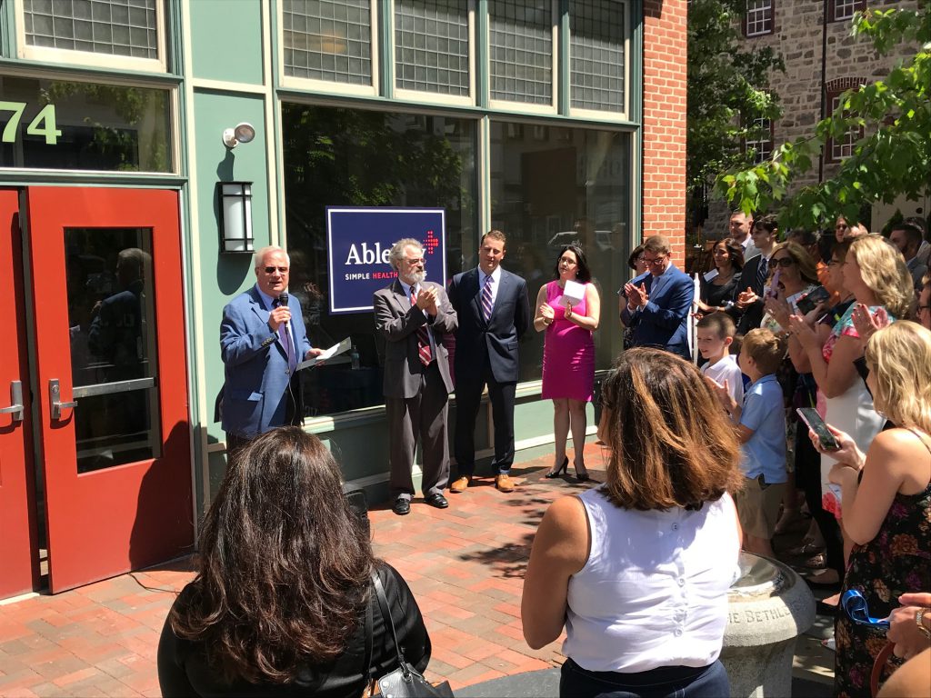 More than 50 people came out for the June 14 grand opening of the new AblePay Health office at 574 Main Street