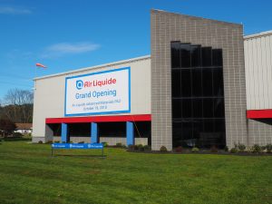 The Air Liquide building at 1379 Delaware Drive in Upper Mount Bethel Township.