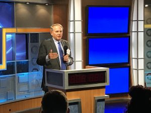 Gregory Dudkin, President of PPL Electric Utilities, speaking at the roundtable.