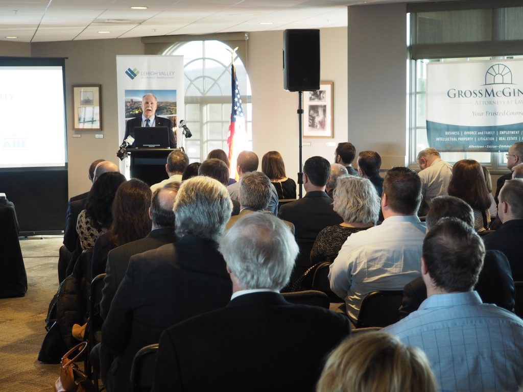 Lehigh County Executive Phillips Armstrong delivered his State of the County address at Coca-Cola Park in Allentown.