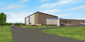 A rendering of the new welding lab. (image courtesy LCTI)